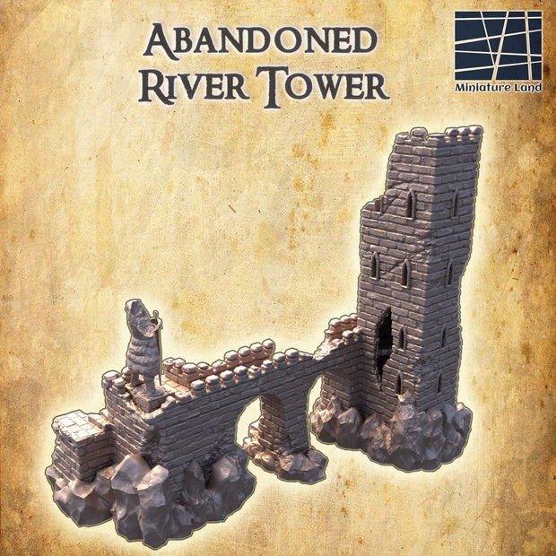Abandoned River Tower Unpainted