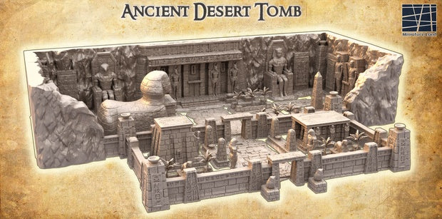 Ancient Desert Tomb Unpainted