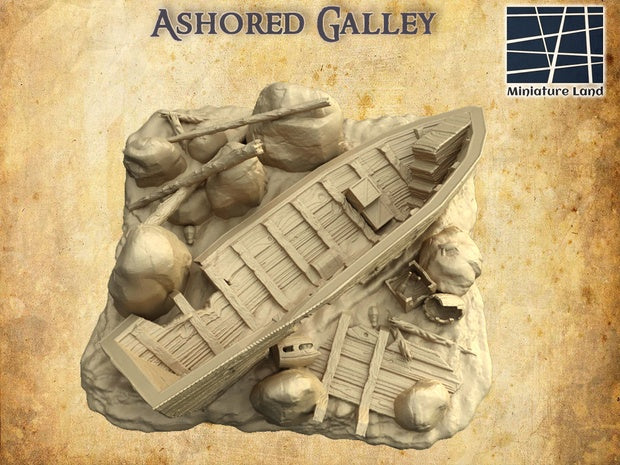 Ashored Galley Unpainted
