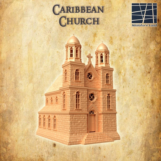 Caribbean Church Unpainted