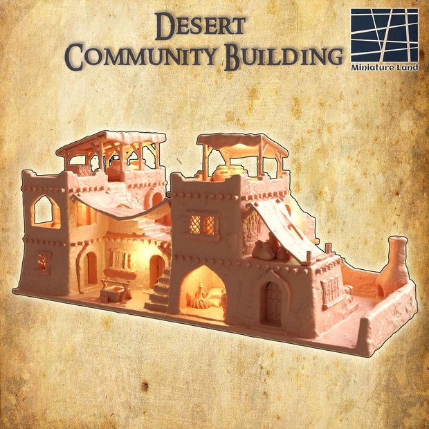 Desert Community Building Unpainted