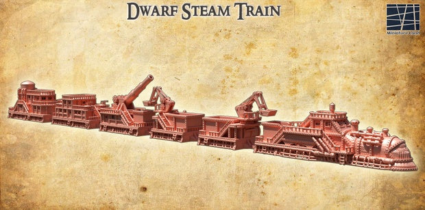 Dwarf Steam Train Unpainted