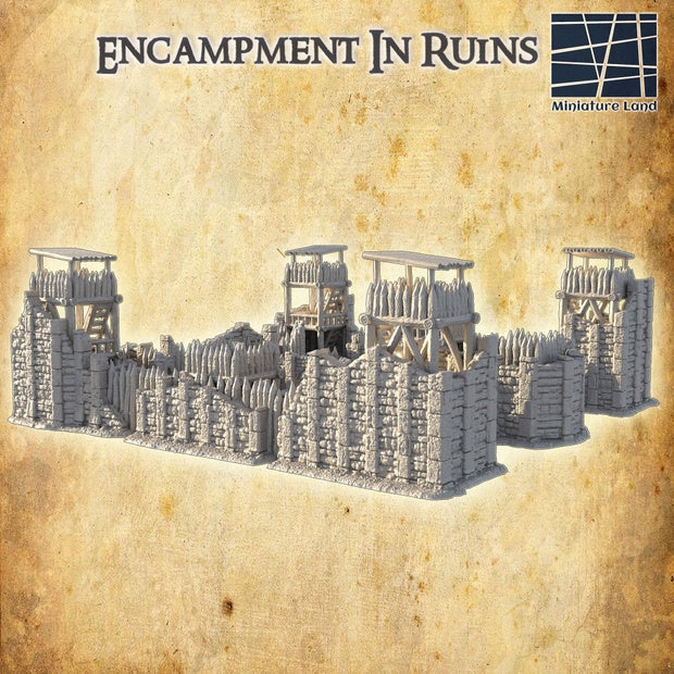 Encampment In Ruins Unpainted