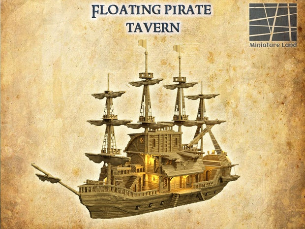 Floating Pirate Tavern Unpainted