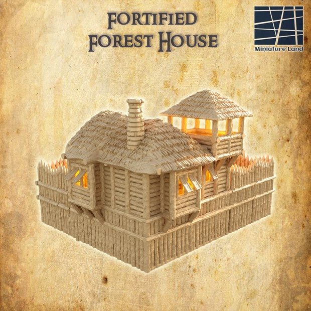 Fortified Forest House Unpainted