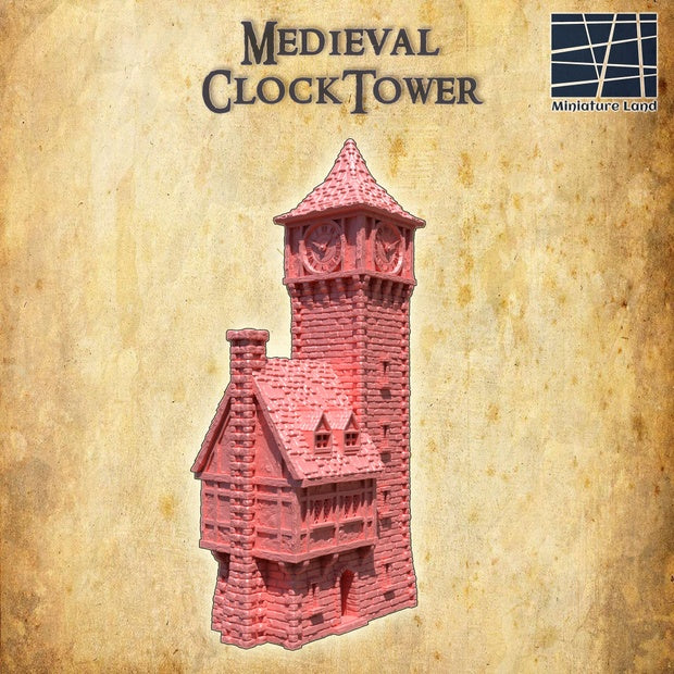 Medieval Clocktower Unpainted