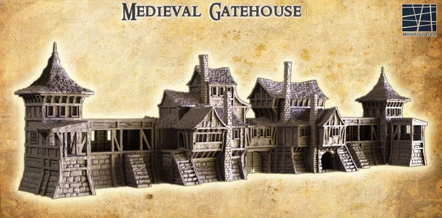 Medieval Gatehouse Unpainted