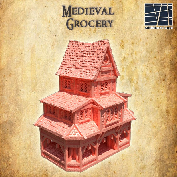 Medieval Grocery House Unpainted