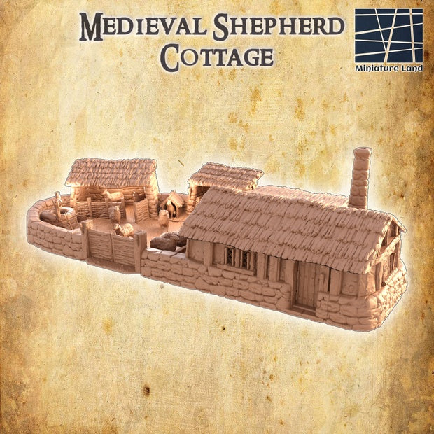 Medieval Shepherd Cottage Unpainted