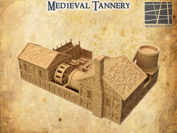 Medieval Tannery Unpainted