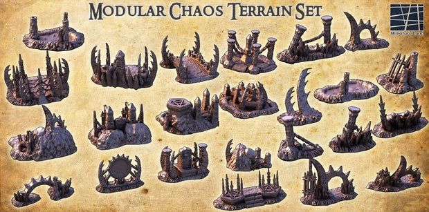 Modular Chaos Terrain Set Unpainted