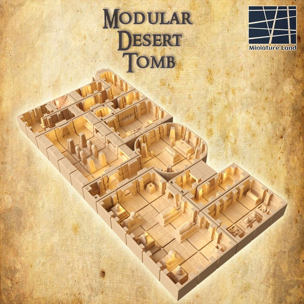 Modular Desert Town Unpainted