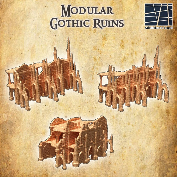 Modular Gothic Ruins Unpainted