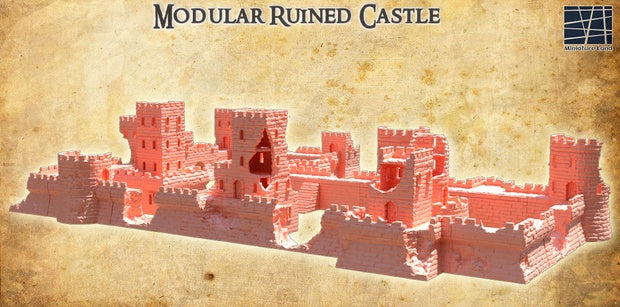 Modular Ruined Castle Unpainted
