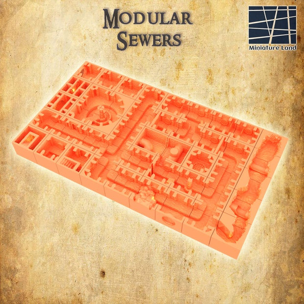 Modular Sewers Unpainted
