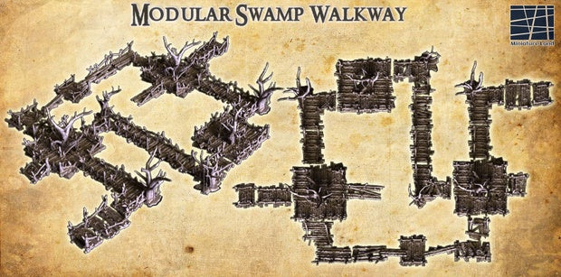 Modular Swamp Walkway Unpainted