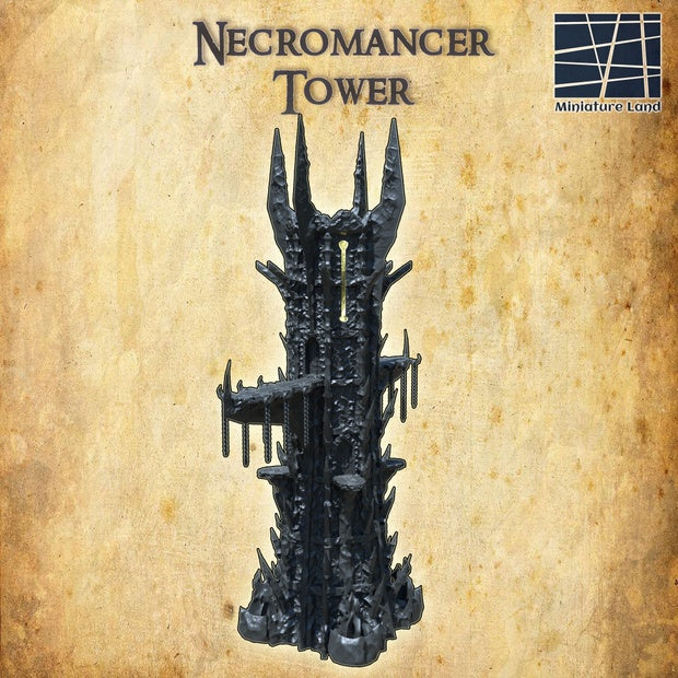 Necromancer Tower Unpainted