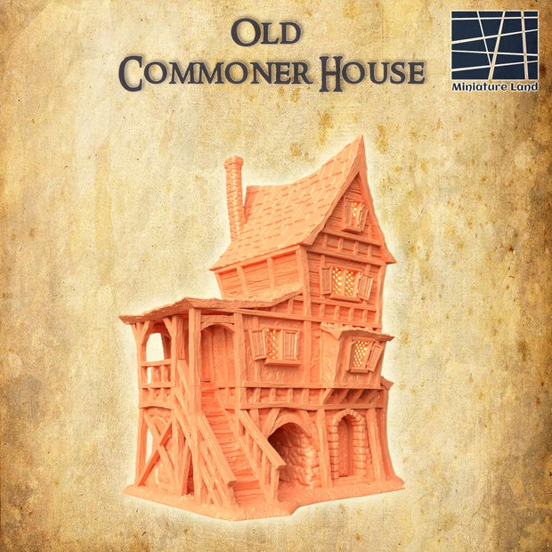 Old Commoner House Unpainted