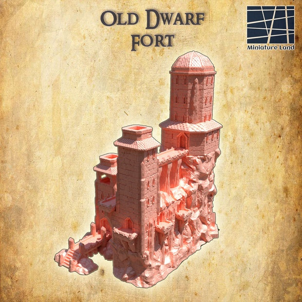 Old Dwarf Fort Unpainted