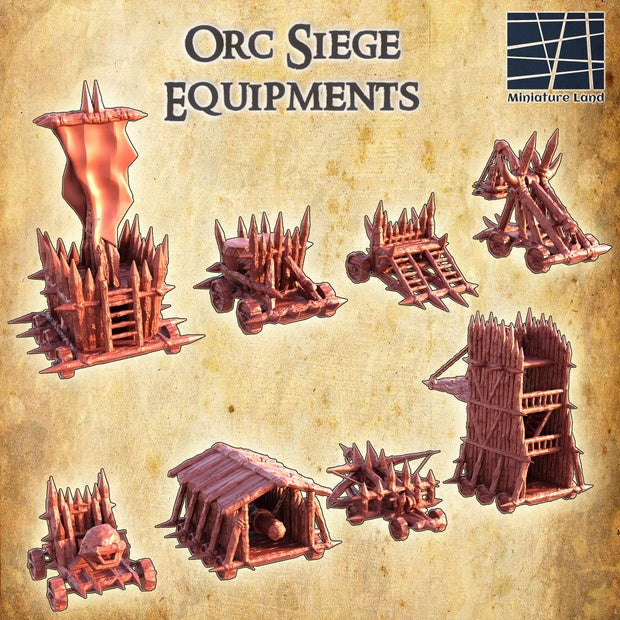 Orc Siege Weapons Unpainted