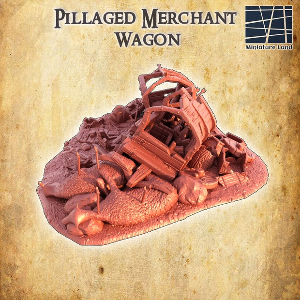 Pillaged Merchant Wagon Unpainted
