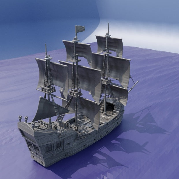 Pirate Galley Unpainted