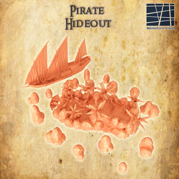 Pirate Hideout Unpainted