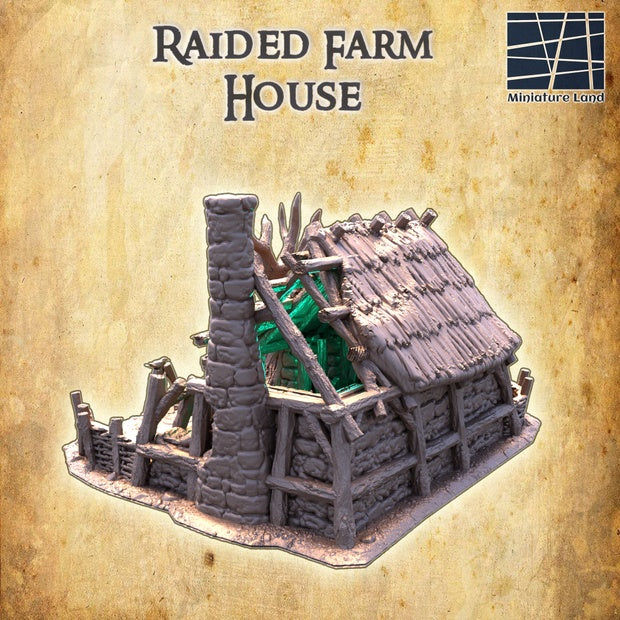 Raided Farm House Unpainted