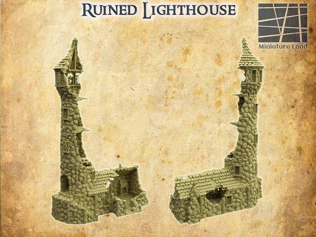 Ruined Lighthouse Unpainted
