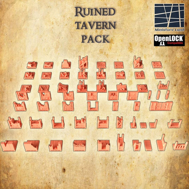 Ruined Tavern Set Unpainted