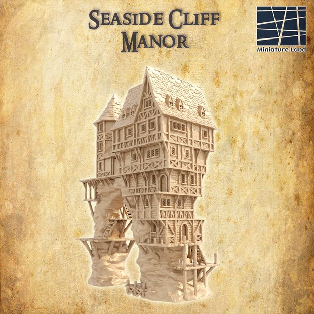Seaside Cliff Manor Unpainted