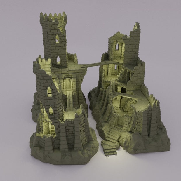 Small Fort Ruins Unpainted