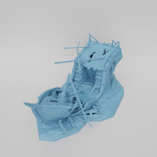 Sunken Ship Unpainted