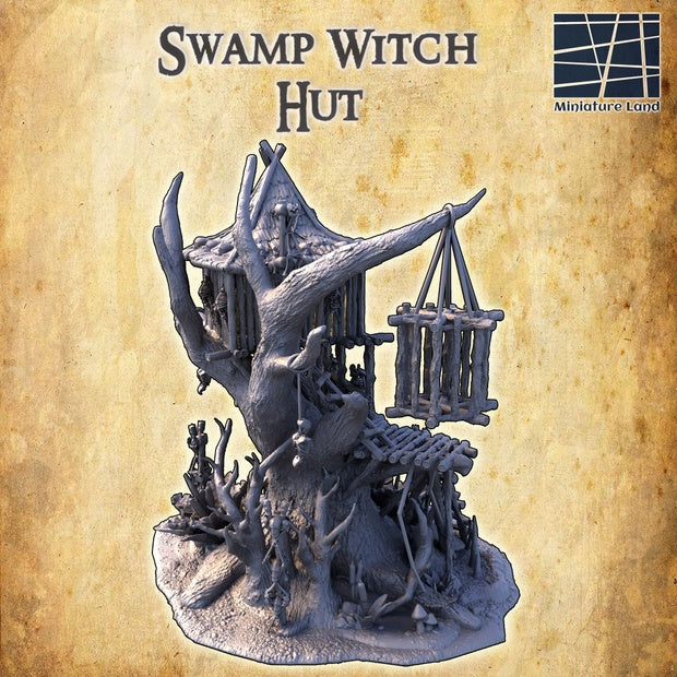 Swamp Witch Hut Unpainted