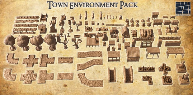 Town Environment Pack Unpainted
