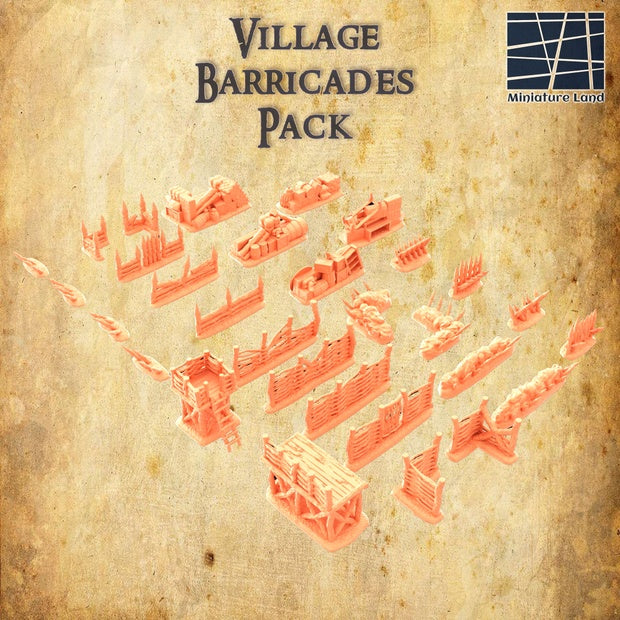 Village Barricades Unpainted