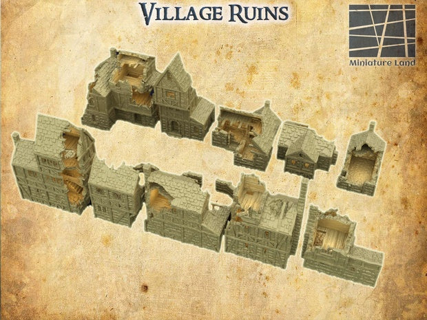 Village Ruins Unpainted