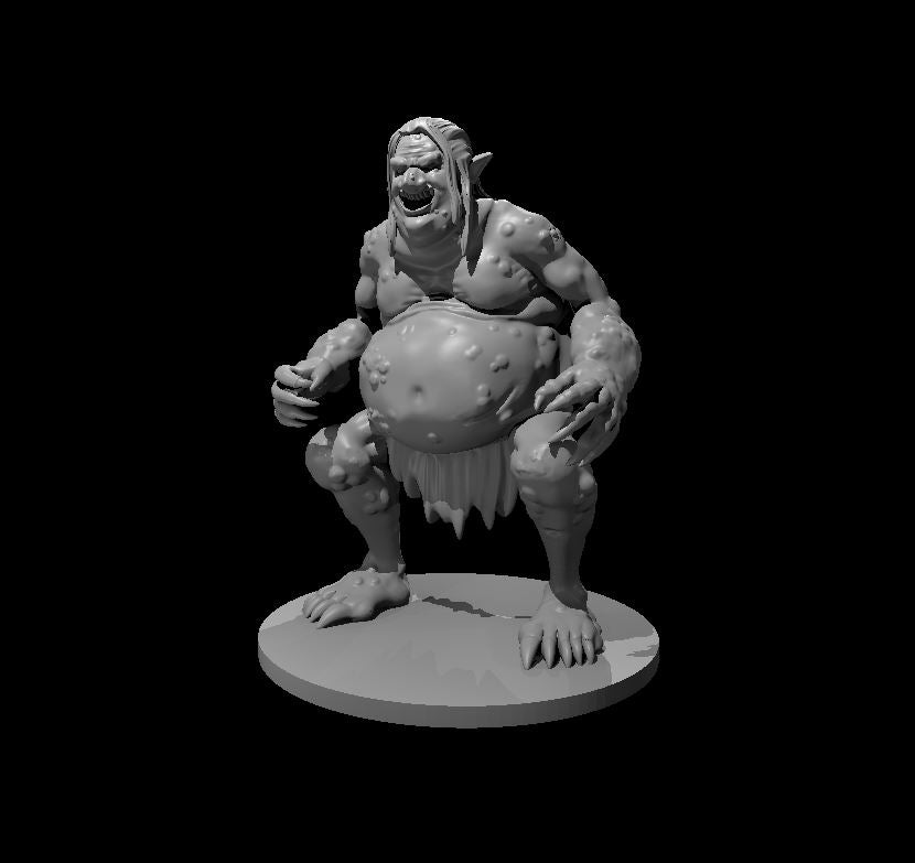 Venom Troll miniature model for D&D - Dungeons and Dragons, Pathfinder and Tabletop RPGs