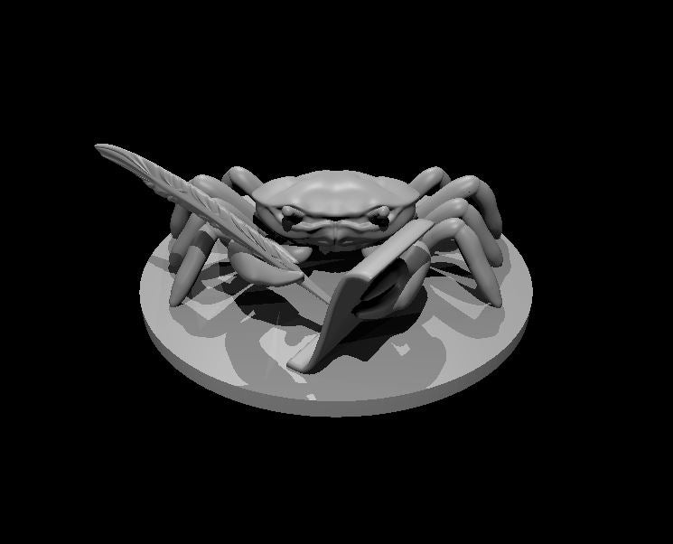 Permit Crab miniature model for D&D - Dungeons and Dragons, Pathfinder and Tabletop RPGs