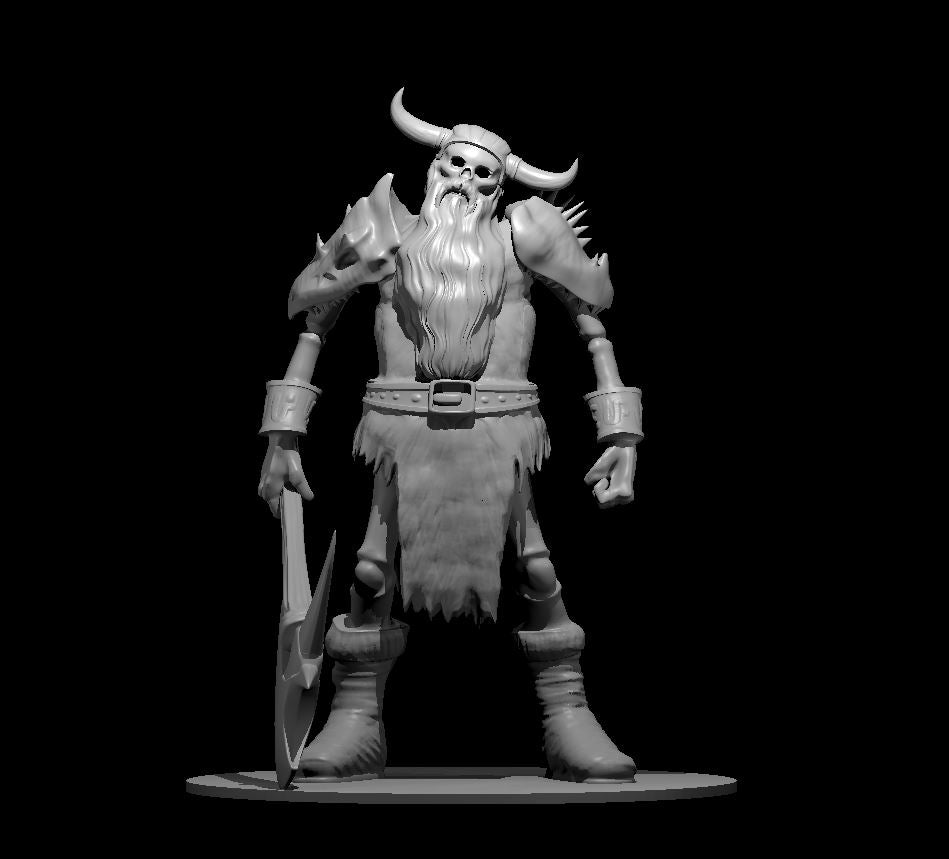 Frost Giant Skeleton miniature model for D&D - Dungeons and Dragons, Pathfinder and Tabletop RPGs