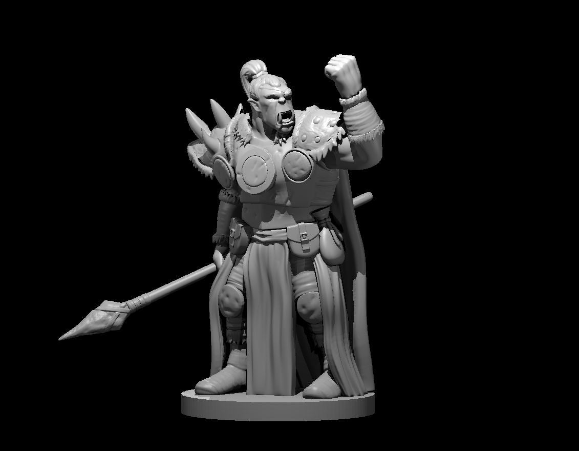 Orc Eye of Gruumsh miniature model for D&D - Dungeons and Dragons, Pathfinder and Tabletop RPGs