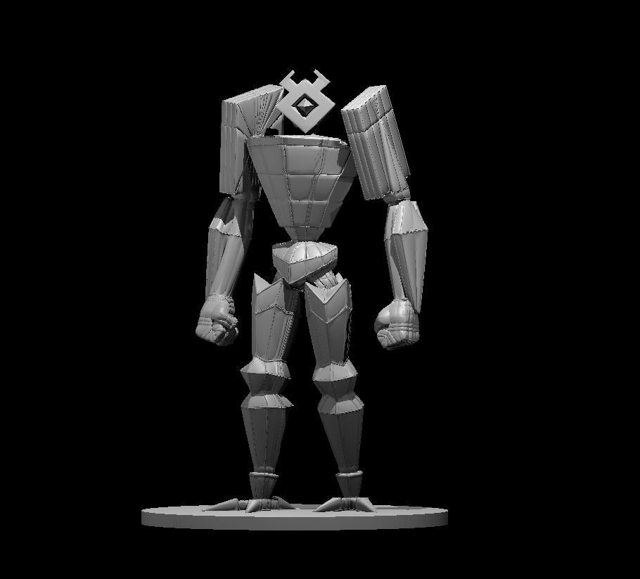 Gem Golem miniature model for D&D - Dungeons and Dragons, Pathfinder and Tabletop RPGs