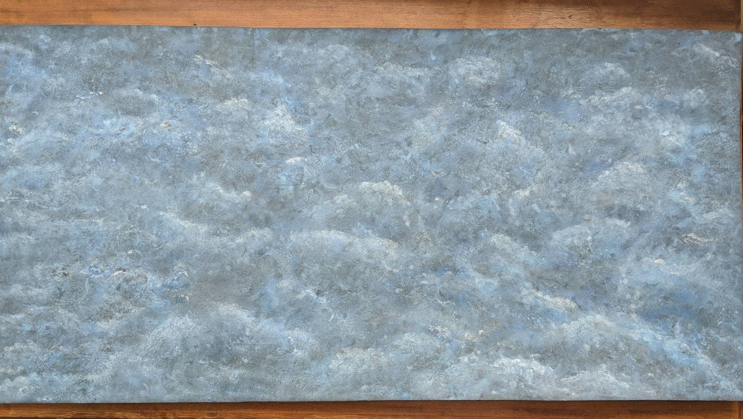 Premium Textured Ocean Battle Mat for Dungeons and Dragons, Warhammer40k, Age of Sigmar, Wargaming and TTRPGs