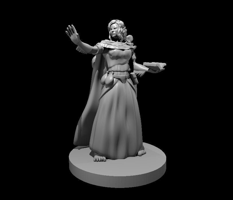 Triton Wizard/ Bard Female Miniature