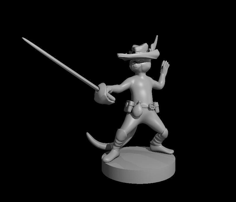 Puss in Boots Tabaxi Rogue Miniature