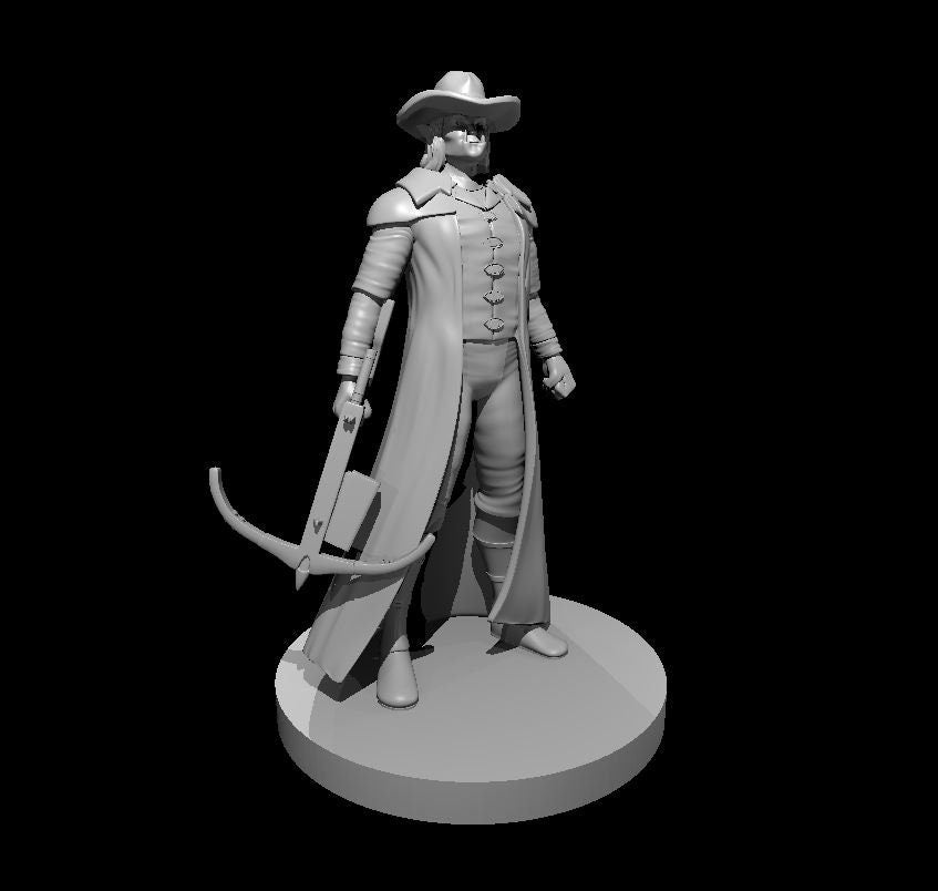 Half Orc Crossbow Ranger Miniature