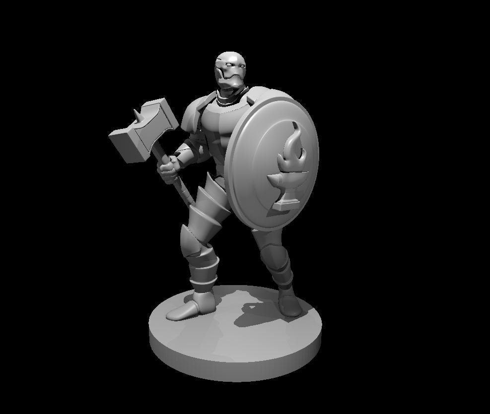 Warforged Cleric Miniature