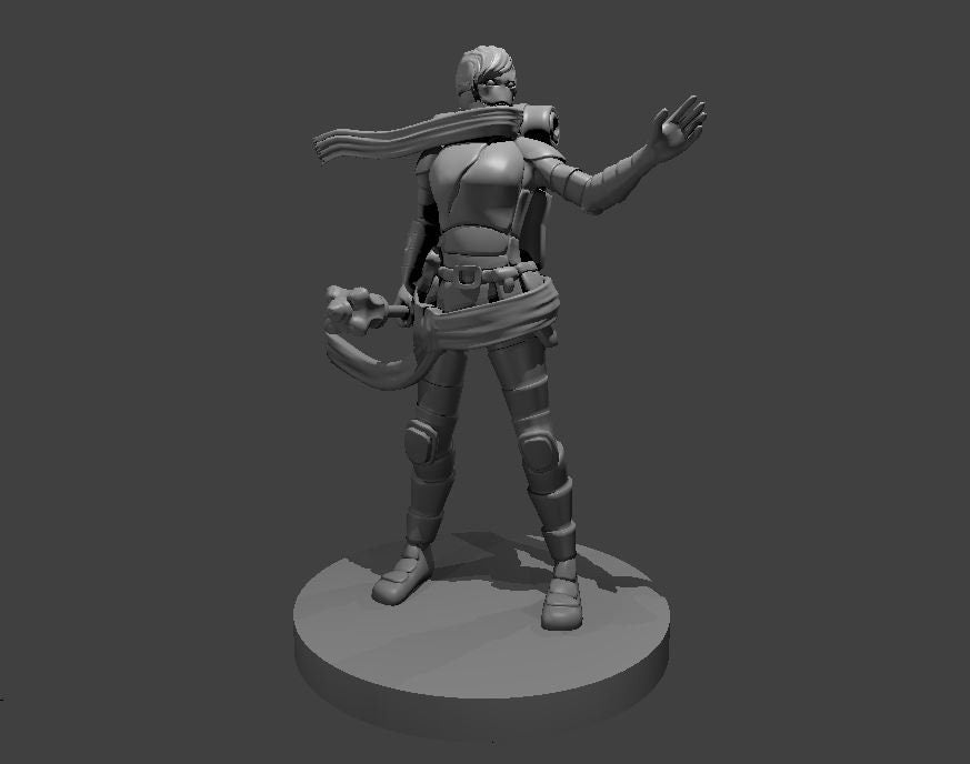 Warforged Cleric Female Miniature