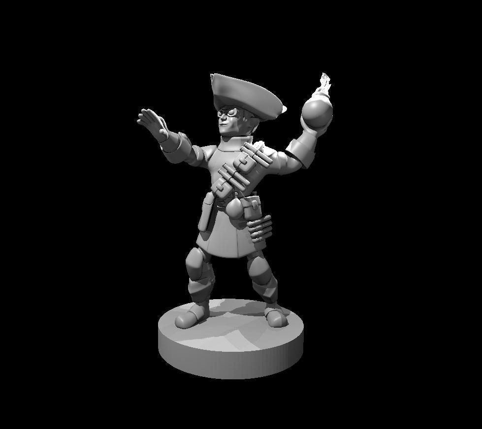 Halfling Pirate Alchemist Miniature
