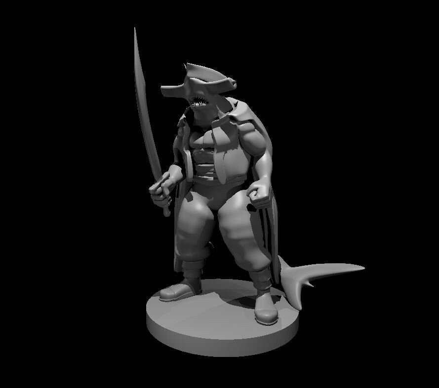 Hammerhead Pirate Miniature